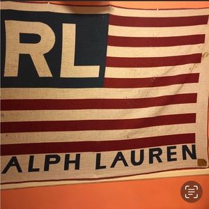 Ralph Lauren flag/throw rug. Very rare. I acquired over 20 years ago.